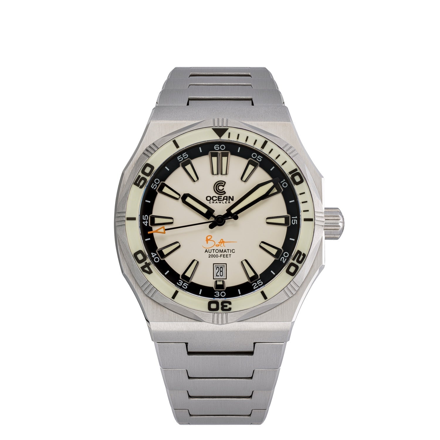 Ocean Crawler Bolt - LumeWave Edition - White - Integrated bracelet Included!